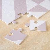 Lilac Lila Geometric Deko Cube Pattern Puzzle (Seite)