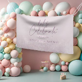 Lilac lila Glitzer Banner