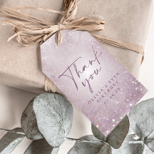 Lilac lila Glitzer Elegante Geburtstagsparty Dekor