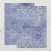 Lilac Lila Glitzer Glitz Funkelglasur (Vorne/Hinten)