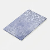 Lilac Lila Glitzer Glitz Funkelglasur Post-it Klebezettel (angewinkelt)