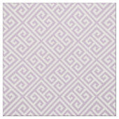 Lilac Lila griechisches Schlüsselmuster Stoff (Muster)
