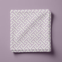 Lilac Lila griechisches Schlüsselmuster