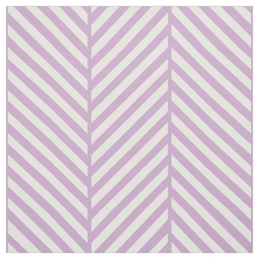 Lilac Lila Herringbone Large Scale Stoff (Muster)
