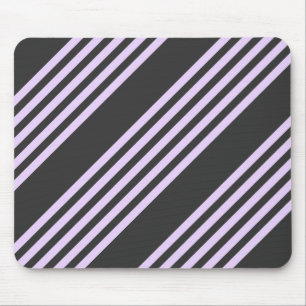 Lilac-lila-Holzkohle-Fünf-Streifen Mousepad