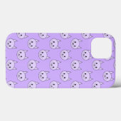 Lilac Lila Katzenmuster. Case-Mate iPhone Hülle (Rückseite (Horizontal))