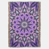 Lilac lila Mandala Decke (Vorderseite Vertikal)