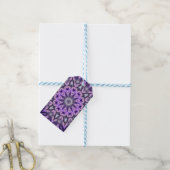Lilac lila Mandala Geschenkanhänger (Mit Garn)
