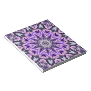 Lilac lila Mandala Notizblock