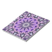 Lilac lila Mandala Notizblock (Rotiert)