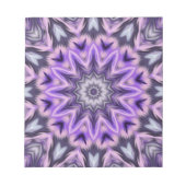 Lilac lila Mandala Notizblock (Vorderseite)