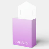 Lilac lila ombre personalisiert name geschenkschachtel (Geöffnet)