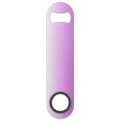 Lilac lila ombre personalisiert name speedflaschenöffner (Rückseite)
