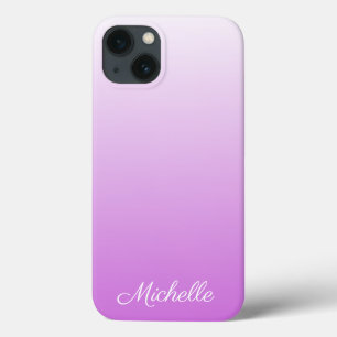 Lilac lila ombre personalisierter Name Case-Mate i iPhone Hülle