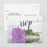 Lilac Lila Reflektierende Rose Elegante Hochzeit U