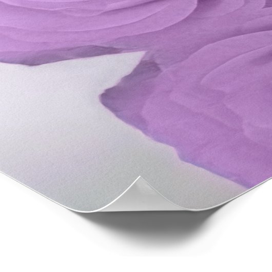 Lilac Lila Rose 20 Tabelle Hochzeitstabelle Poster (Ecke)