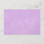 Lilac Lila Rose Elegante Wedding Details Website Begleitkarte (Rückseite)