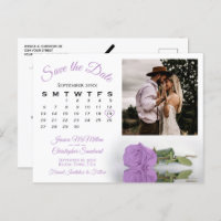 Lilac Lila Rose Foto & Kalender Save the Date