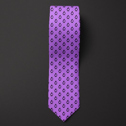 Lilac Lila Science Microscope Krawatte