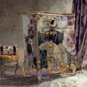 Lilac Lila Scrapbook Mixed Media Floral & Lace Seidenpapier