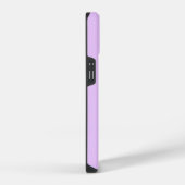 Lilac-Lila, solide farbige TEMPLATE, iPhone Hülle (Rechte Seite)