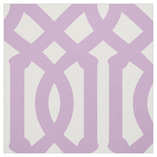 Lilac Lila Trellis Große Skala Stoff (Muster)