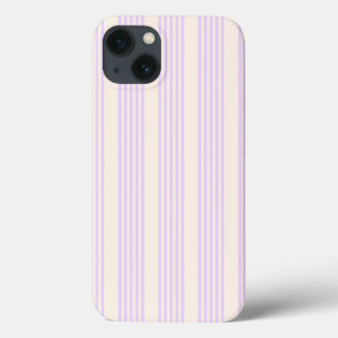 Lilac lila und beige fünf Streifen Case-Mate iPhone Hülle