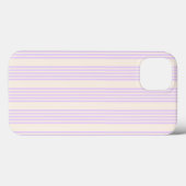 Lilac lila und beige fünf Streifen Case-Mate iPhone Hülle (Rückseite (Horizontal))