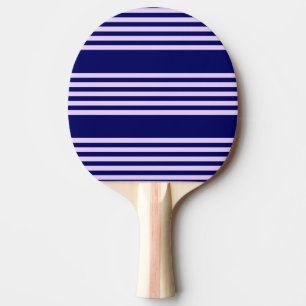 Lilac lila und blau fünf Streifen Muster Tischtennis Schläger