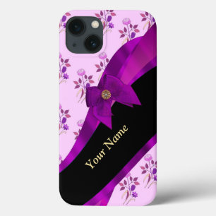 Lilac lila Vintages Blumenmuster Case-Mate iPhone Hülle