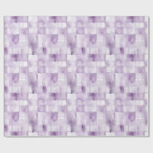 Lilac Lila Watercolor Abstrakt Geschenkpapier (Flach)