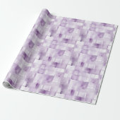 Lilac Lila Watercolor Abstrakt Geschenkpapier (Ungerollt)