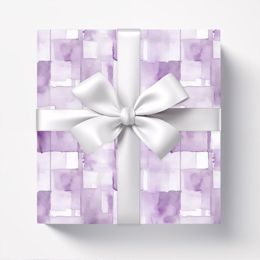 Lilac Lila Watercolor Abstrakt Geschenkpapier
