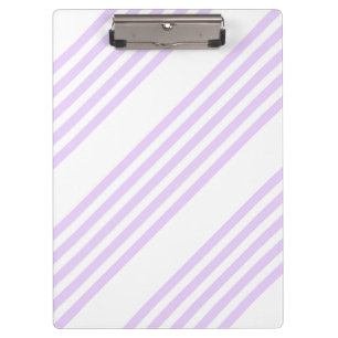 Lilac-lila-weiß-Streifen Klemmbrett