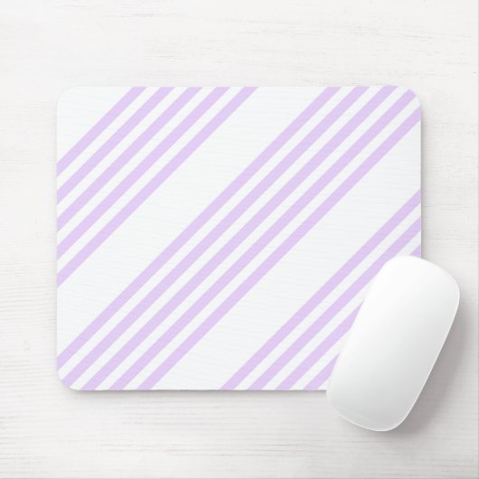 Lilac-lila-weiß-Streifen Mousepad (Mit Mouse)