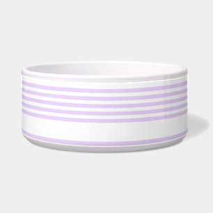 Lilac-lila-weiß-Streifen Napf