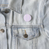 Lilac-lila-weißes Diamantmuster Button (Beispiel)