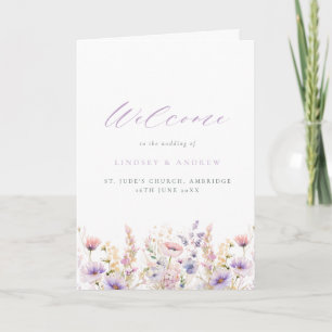 Lilac Lilac-Wildblumen Programm