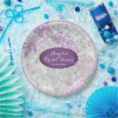 Lilac Loveliness Scalloped Violet Pappteller (Party)