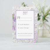 Lilac Loveliness UAWG RSVP Karte (Stehend Vorderseite)