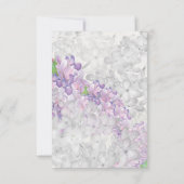 Lilac Loveliness UAWG RSVP Karte (Rückseite)
