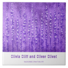 Lilac Lupines Fliese