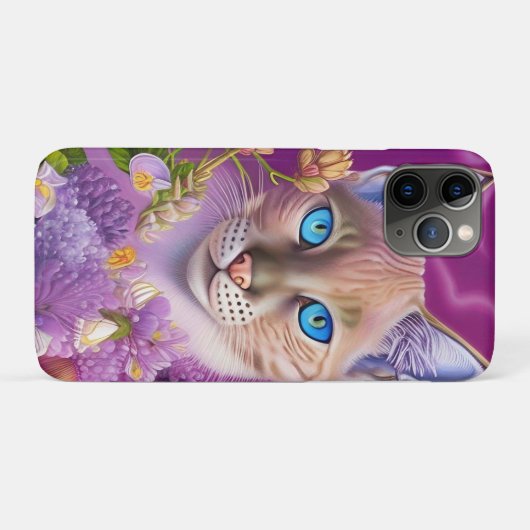 Lilac Lynx Point Siamese cat lila Case-Mate iPhone Hülle (Rückseite (Horizontal))