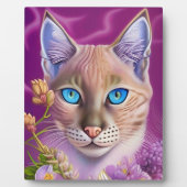 Lilac Lynx Point Siamese cat lila Fotoplatte (Vorderseite)