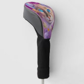 Lilac Lynx Point Siamese cat lila Golf Headcover (angewinkelt)