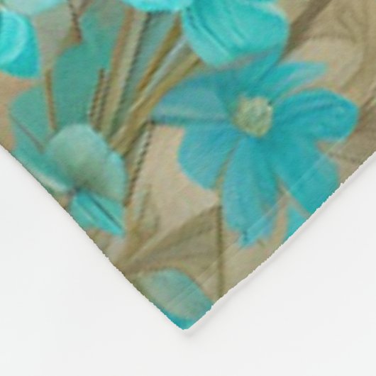 Lilac Lynx Point Siamese Portrait Art Fleecedecke (Ecke)