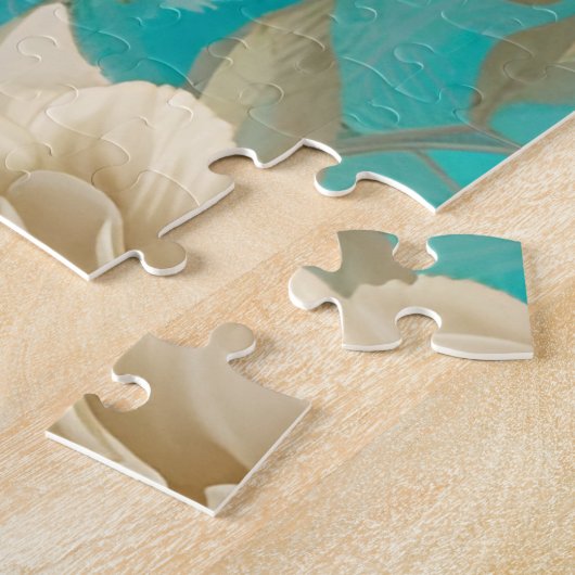 Lilac Lynx Point Siamese Portrait Art Puzzle (Seite)