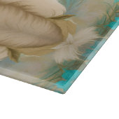 Lilac Lynx Point Siamese Portrait Art Schneidebrett (Ecke)