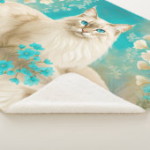 Lilac Lynx Point Siamese Portrait Art Sherpadecke (3/4)