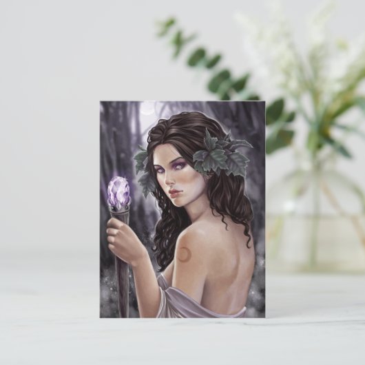 Lilac Magic Postkarte (Stehend Vorderseite)